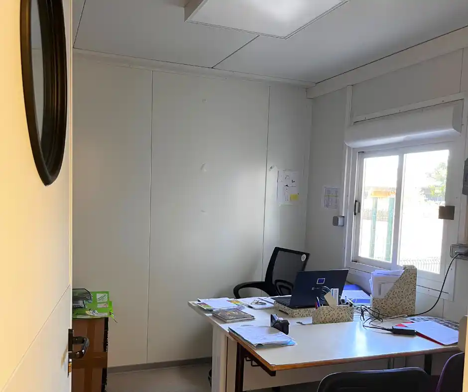 extension cantine scolaire modulaire
