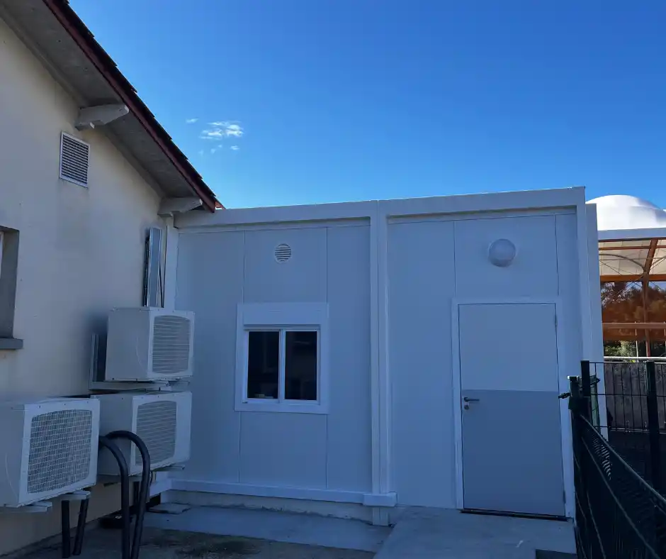 extension cantine scolaire modulaire